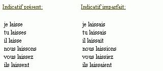 conjugaison laisser|More.